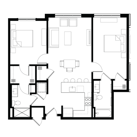 Zen Apartments Hematite Floor Plan